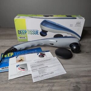 Wahl Deep Tissue Therapeutic Percussion Massager Variable Speed Model 4340 Blue